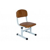 Children chair T-shaped, on a square tube, adjustable, height groups №1-3